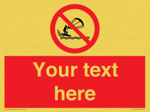 Custom No kite surfing